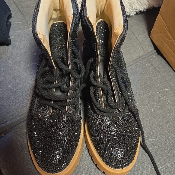 Betsey Johnson Shoes - Betsey Johnson Black Rhinestone Women's Boots